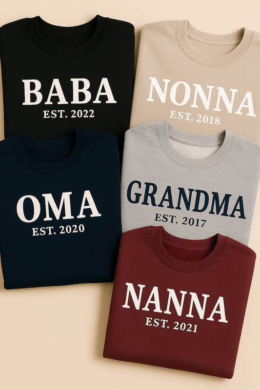 GRANDMA/ BABA/ NONNA Sweater